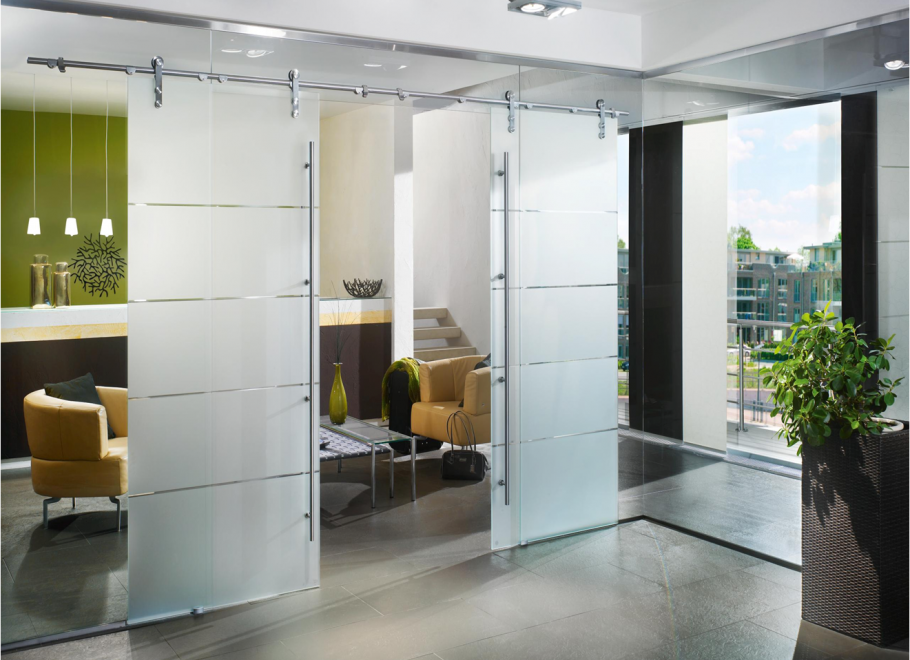 Стеклянные перегородки