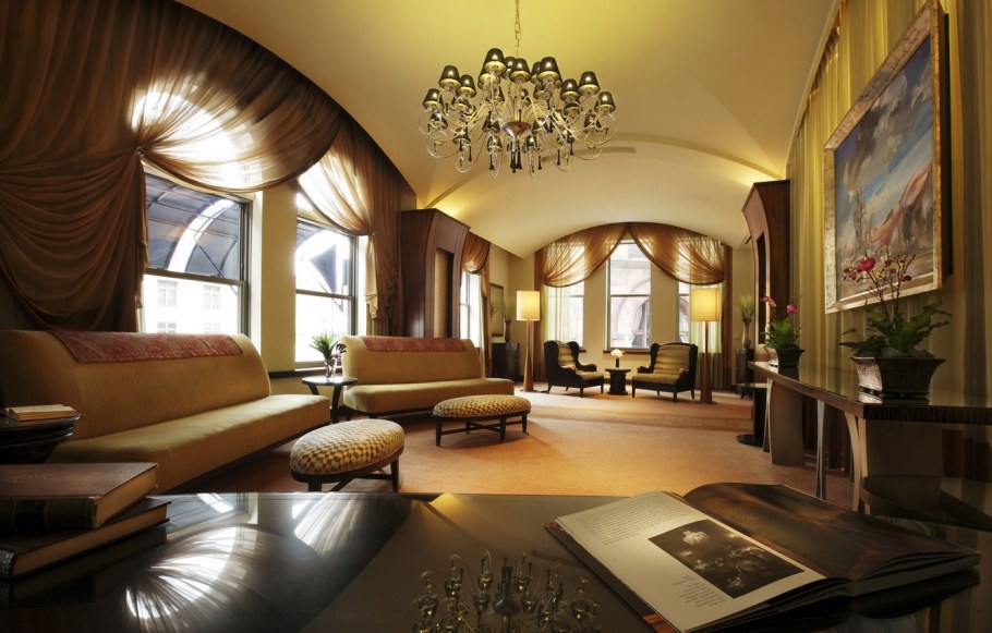 Шикарные гостиные комнаты