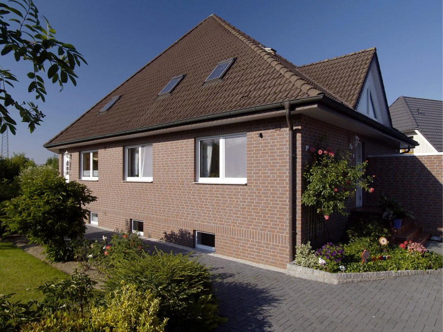 Кирпич Feldhaus Klinker k335nf90 carmesi Antic mana