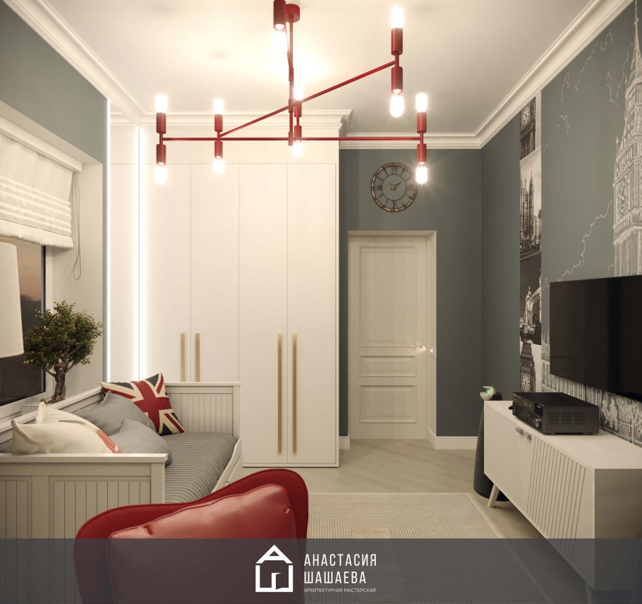 Маленькая прихожая лофт