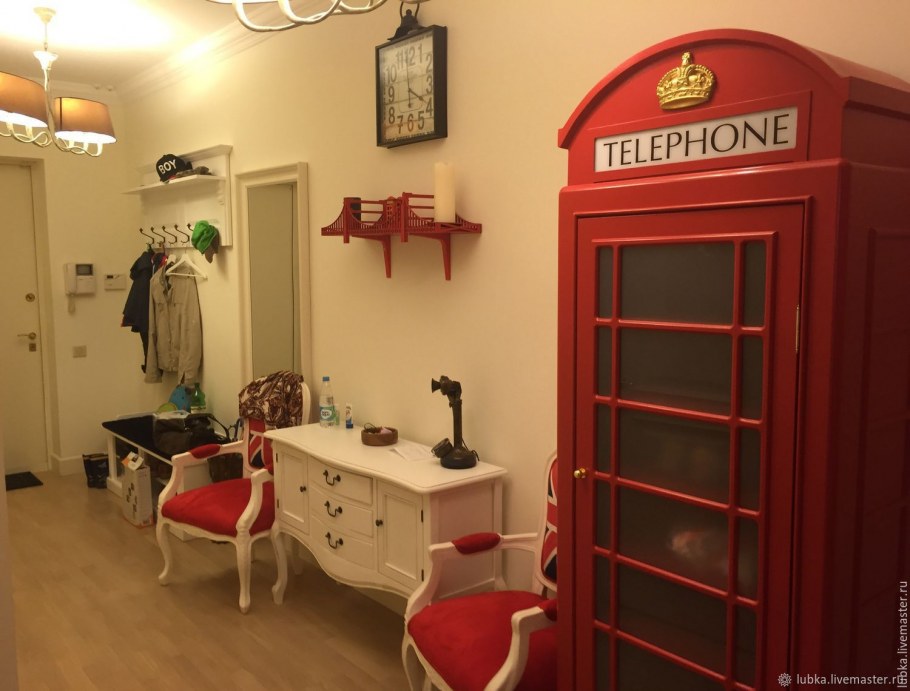 Роспись стен в британском стиле