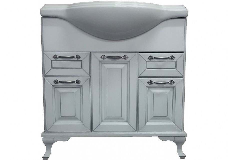 Пандора тумба 1050 орех (массив бук) с раковиной Америка 105