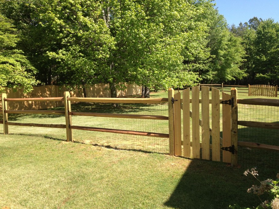 Американские заборы на ранчо