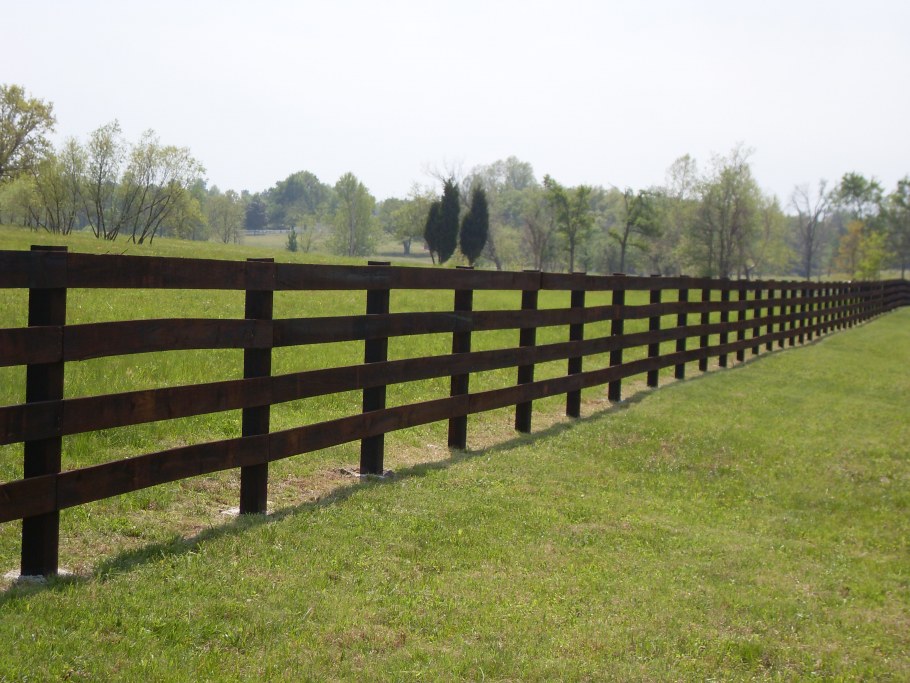 Американские заборы на ранчо