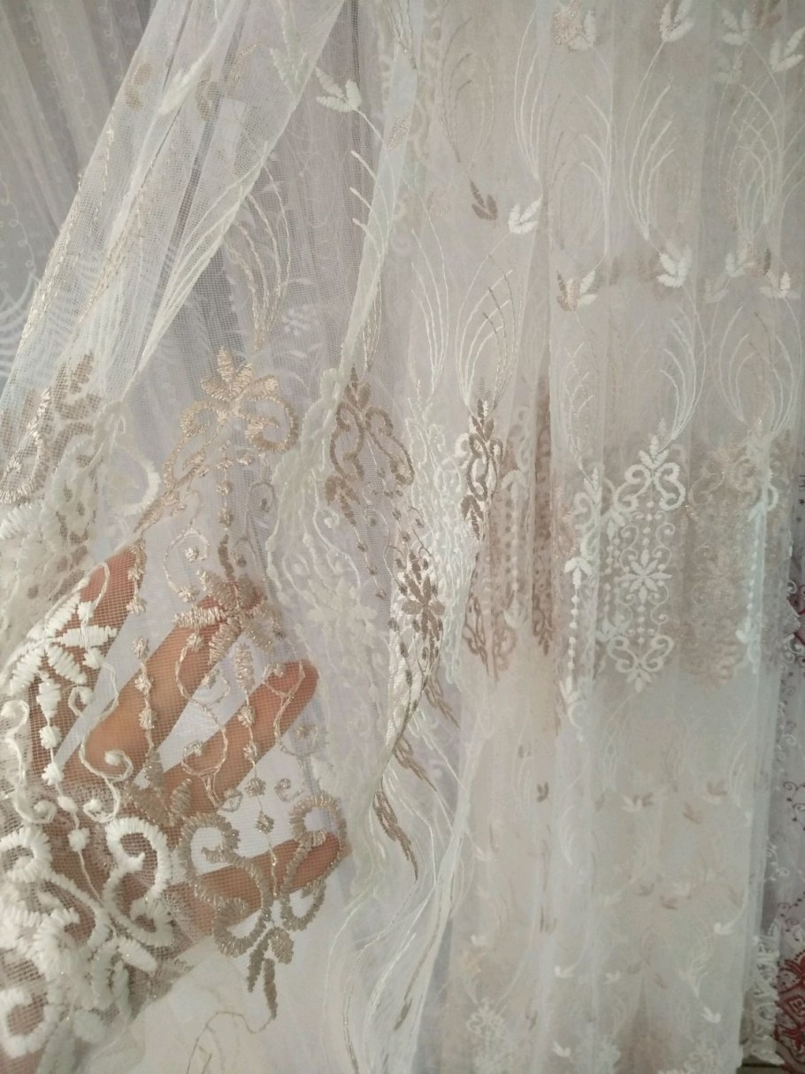 Тюль сетка с вышивкой т25634-60107 в 295