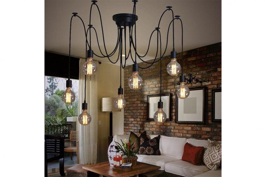 Лампа Эдисона лофт люстра Италия