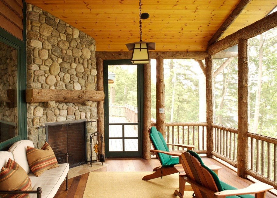 Отделка террасы на даче