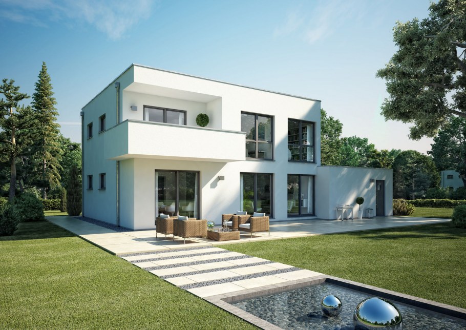 Баухауз архитектура загородный дом