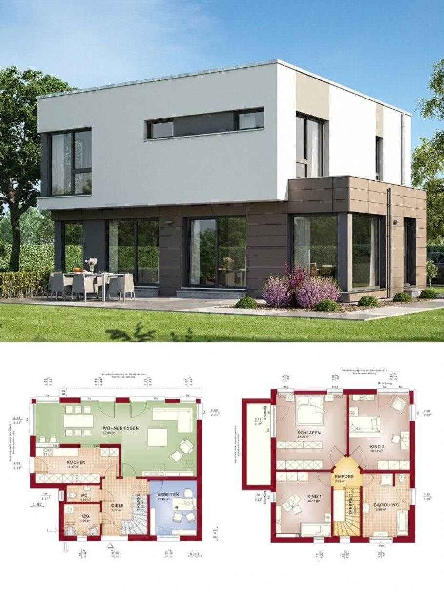 Bauhaus стиль дома 150 м2