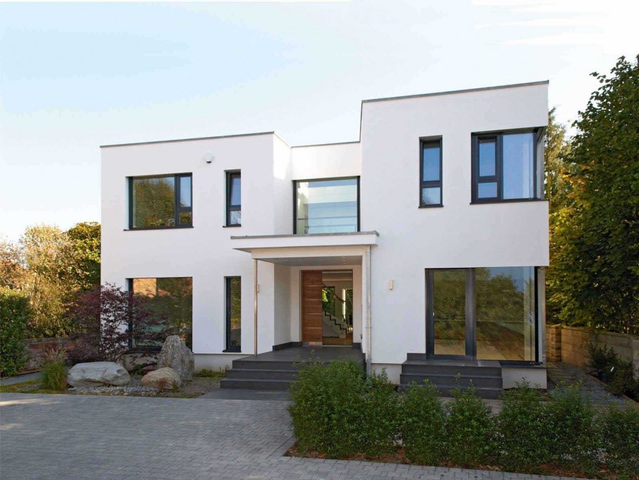 Двухэтажный дом Баухауз проект