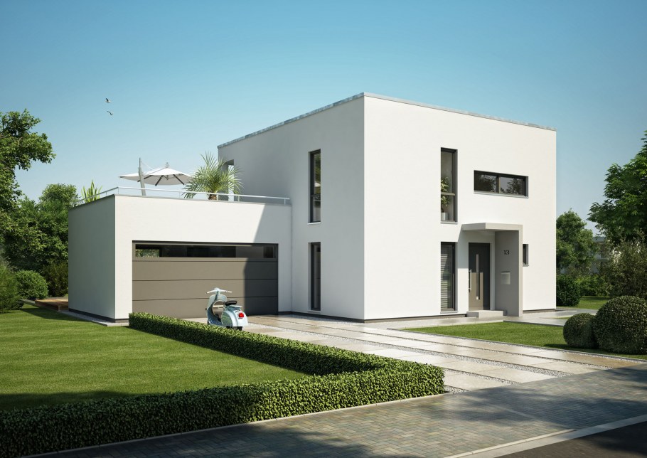 Проект дома в стиле Баухауз