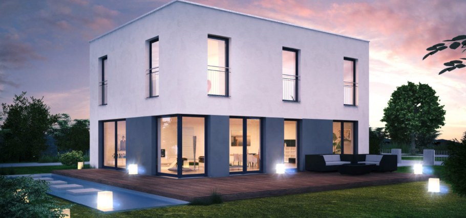 Баухауз архитектура загородный дом