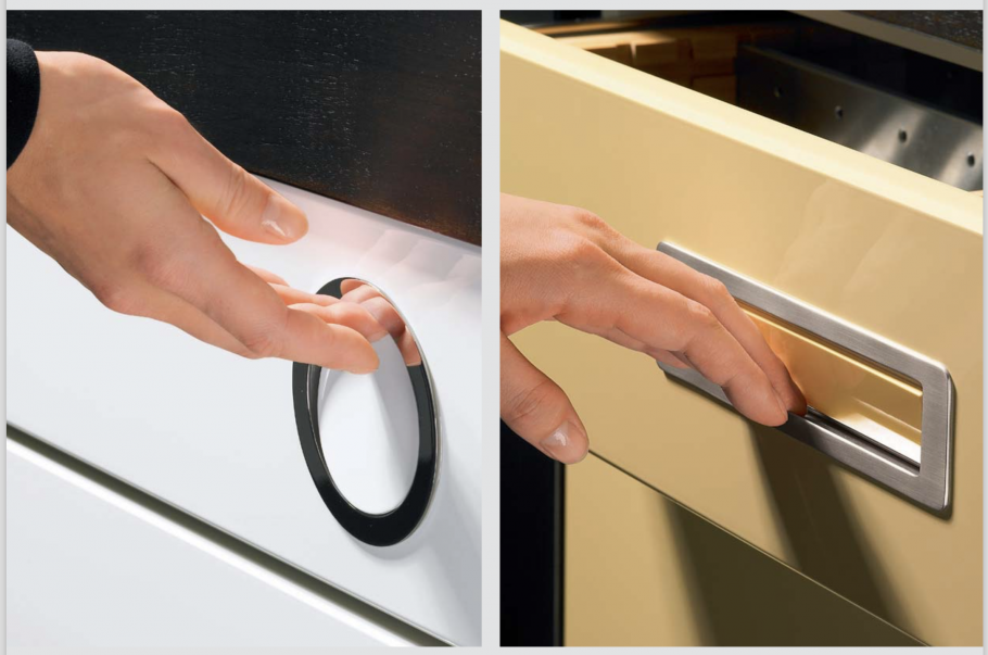 Невидимые ручки для мебели