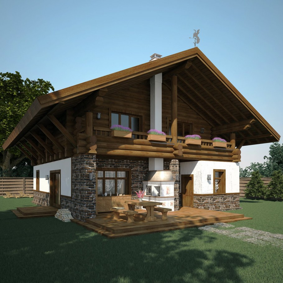 Готланд дом из клееного бруса