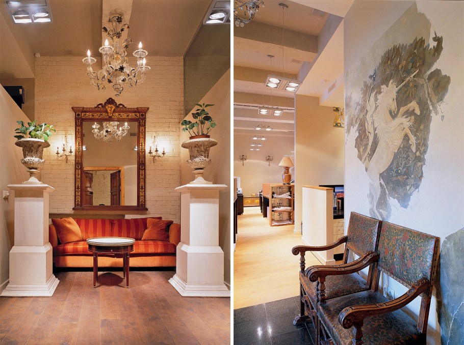 Интерьеры фойе в стиле Эклектика