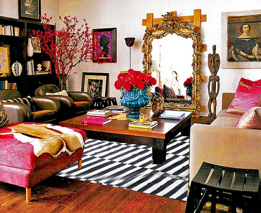 Эклектика Шик стиль в интерьере