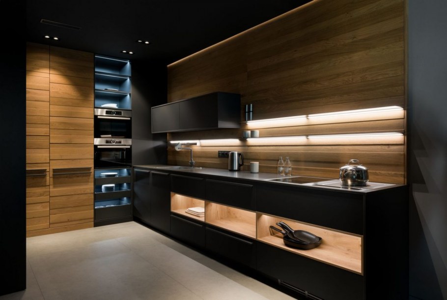 Кухня Минимализм интерьер Ляйхт