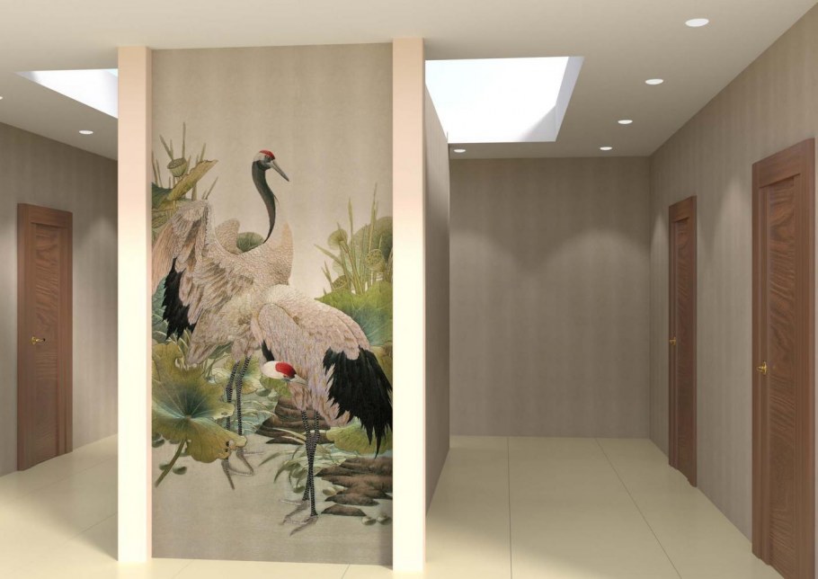 Панель ПВХ Журавли