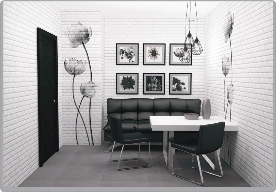 Панель ПВХ 375х2700х8 мм venta Энигма узор глянцевая