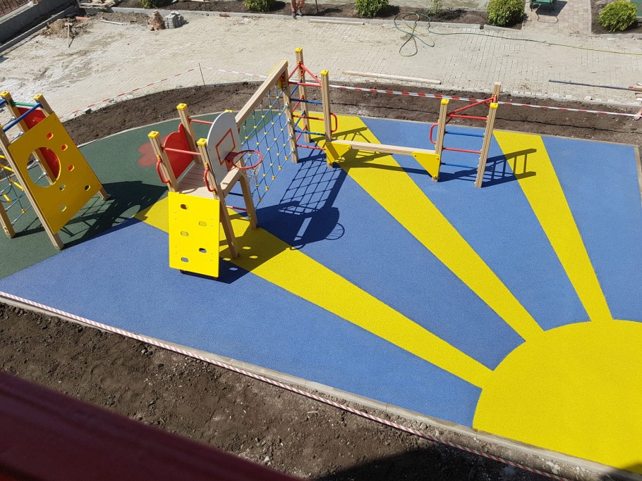 Покрытие детской площадки