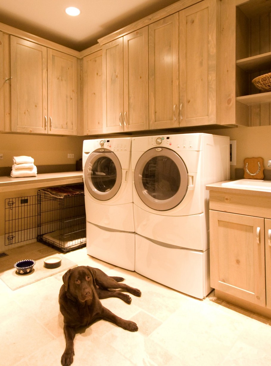 Душевая постирочная в частном доме