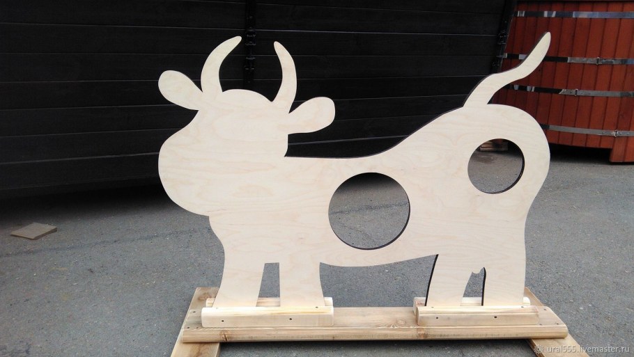 Фанерные фигурки для сада