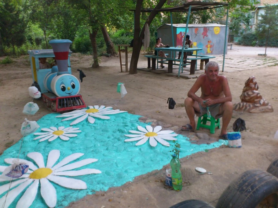 Украшение детской площадки