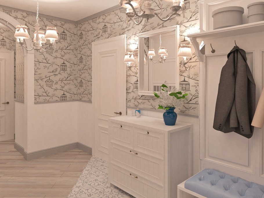 Прихожая в стиле Прованс