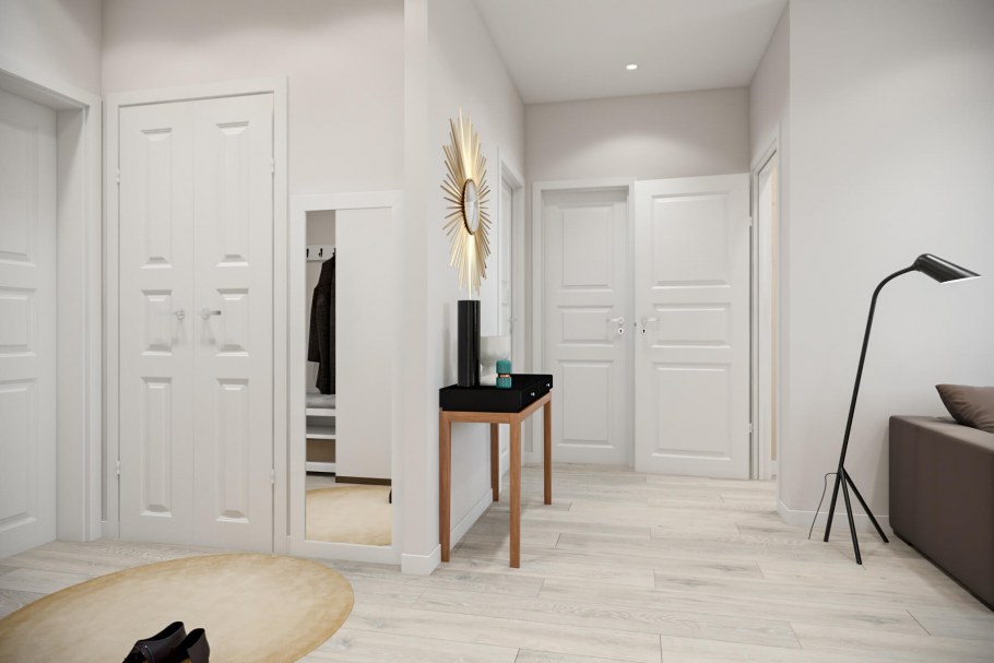 Плитка в прихожей Скандинавский стиль