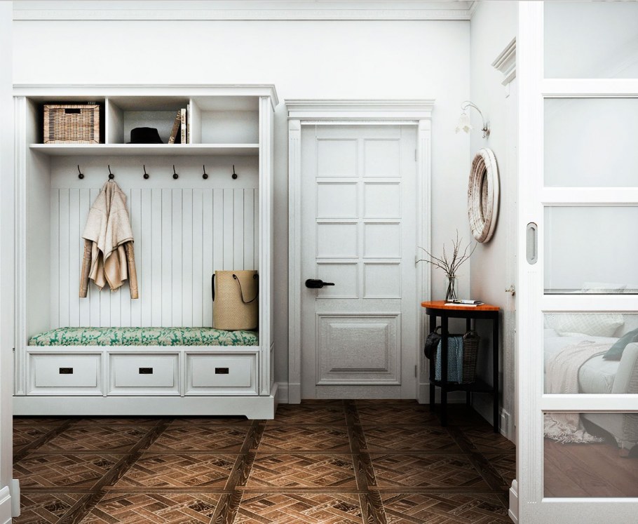 Белая прихожая