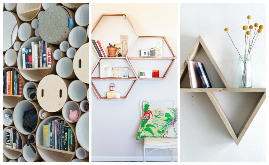 Необычные полки на стену