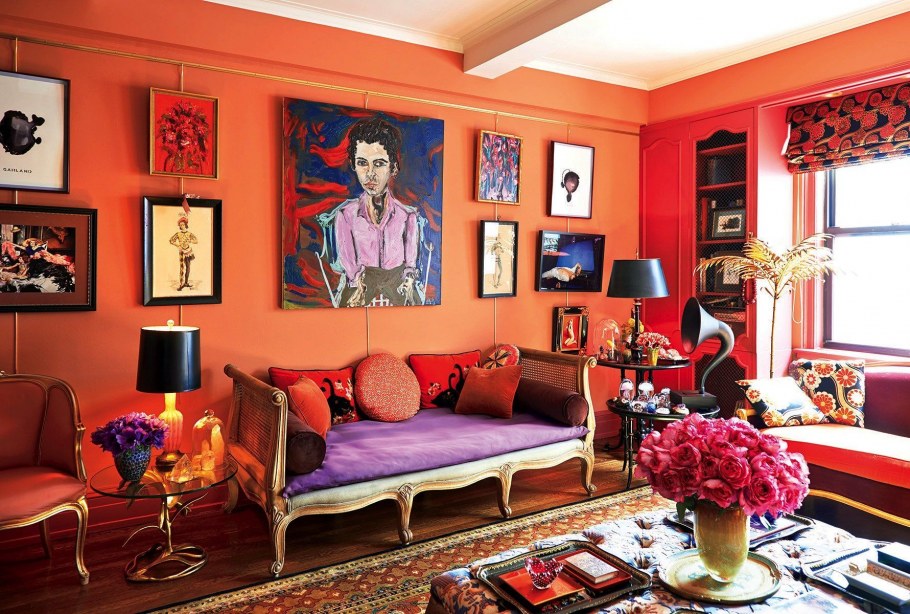 Зеленый ковер Roche Bobois