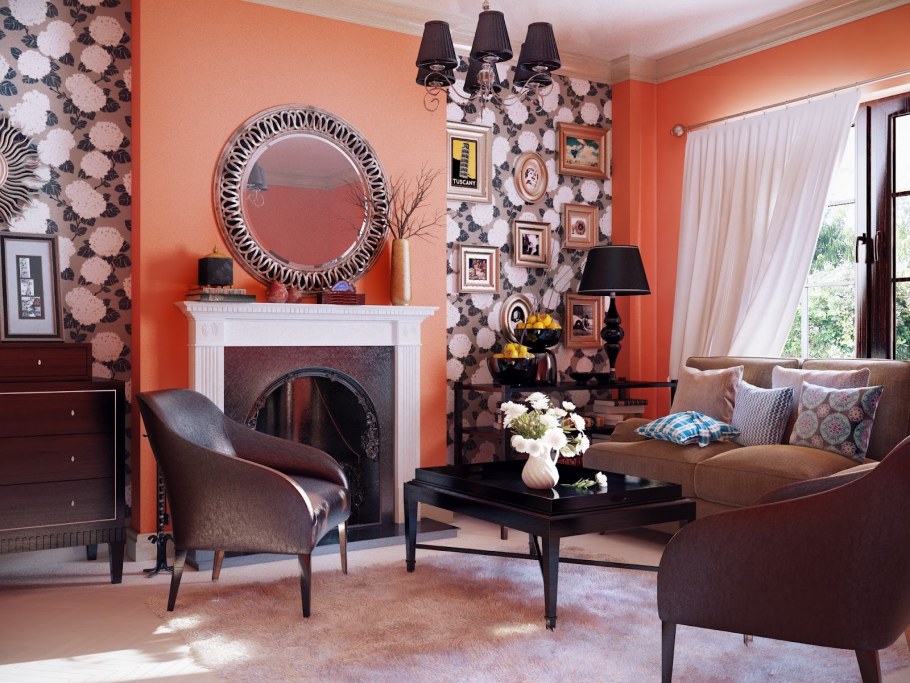 Оттенки коричневого в интерьере