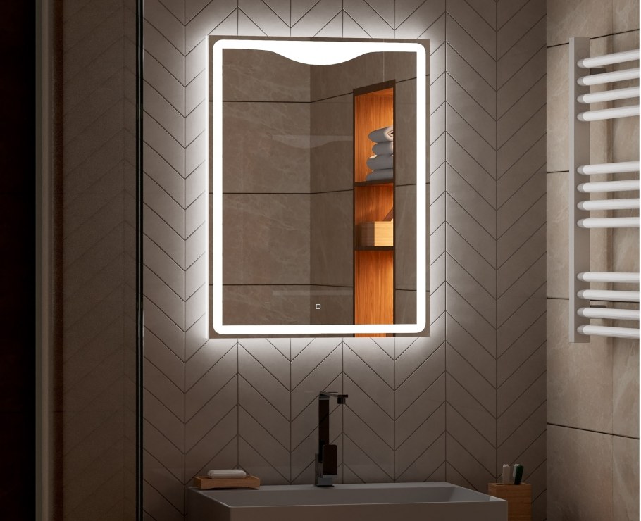 Зеркало Асти Люкс 600х800 led