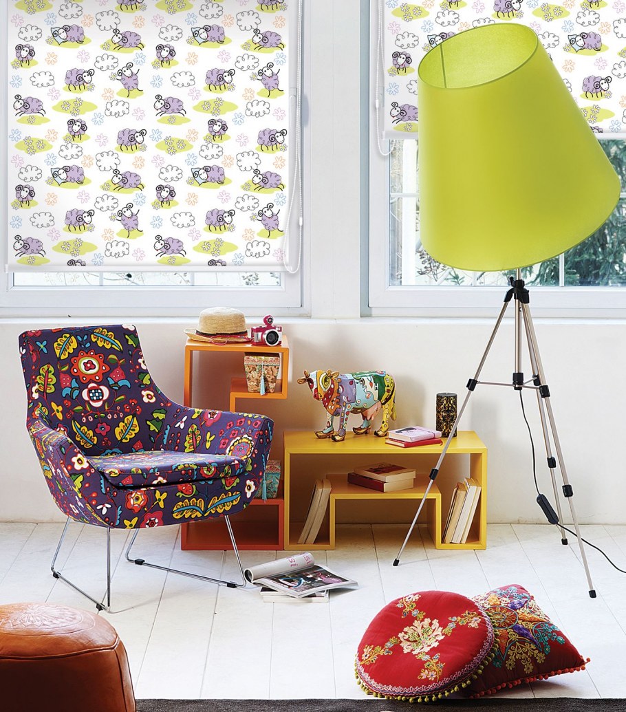 Римские шторы в интерьере