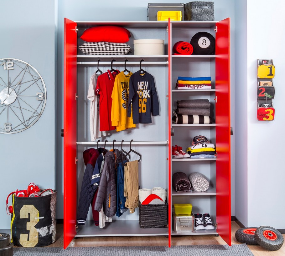 Шкаф 3-дверный Cilek Racecup