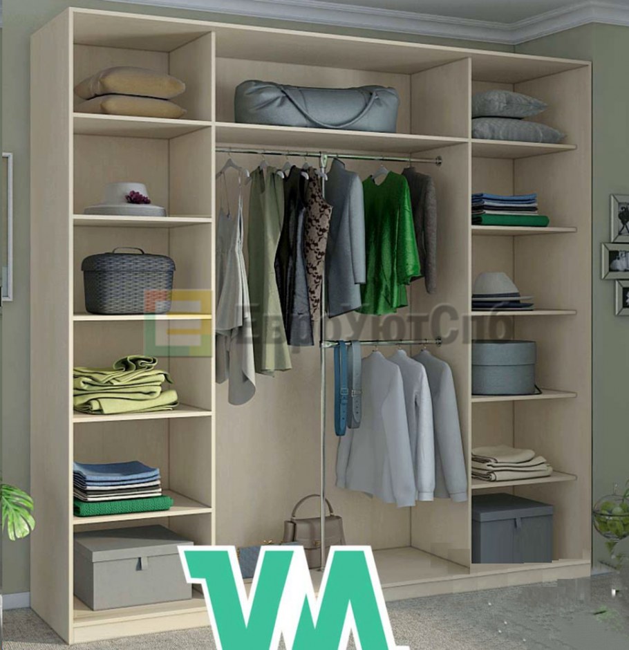 Шкаф-купе 2400х2400х600 3 двери