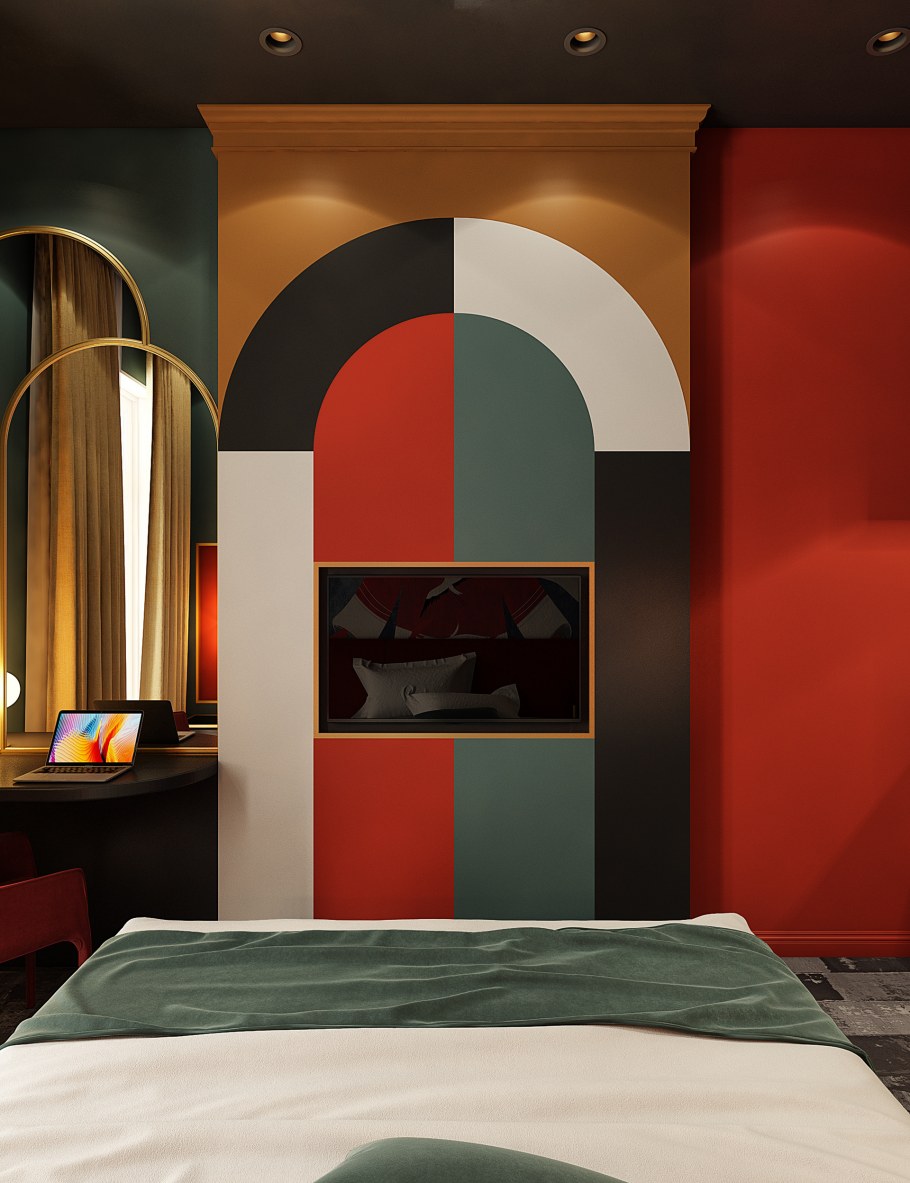 Общественный интерьер в стиле Авангард