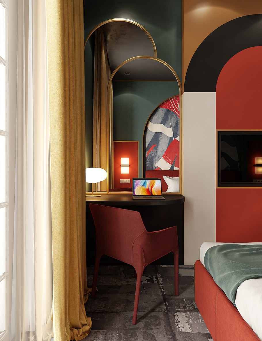 Кровати Авангард в интерьере спальни