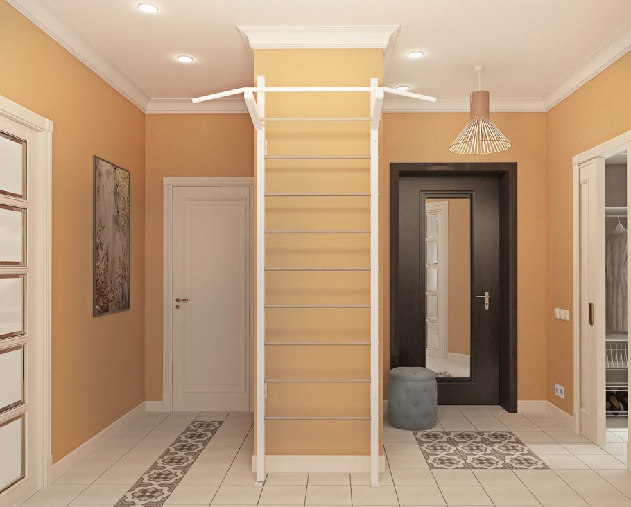 Дизайн маленькой прихожей в квартире фото реальные узкая проходная