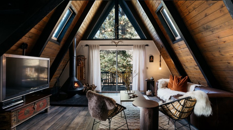 Дом шалаш внутри