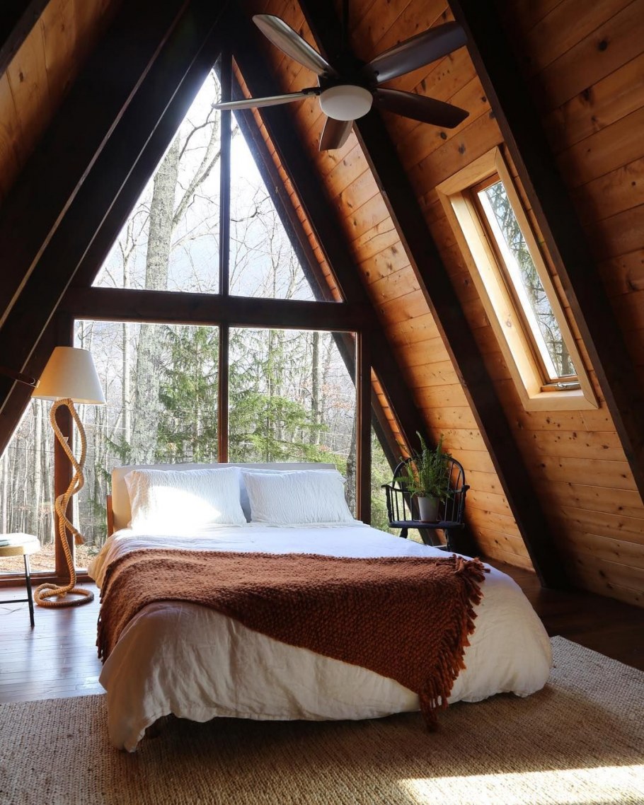 Дом в стиле а фрейм