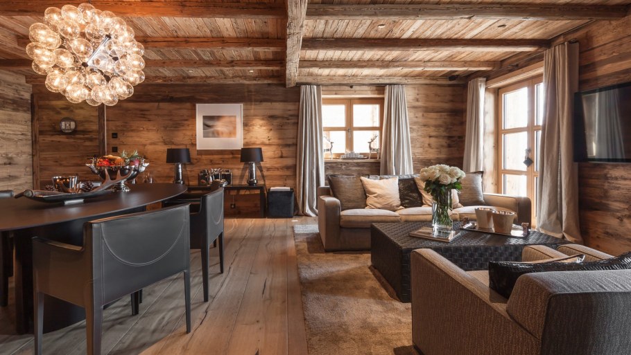 Уютный деревенский домик интерьер