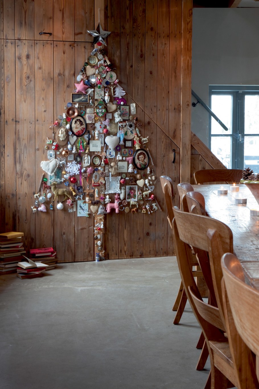 Необычный декор елки