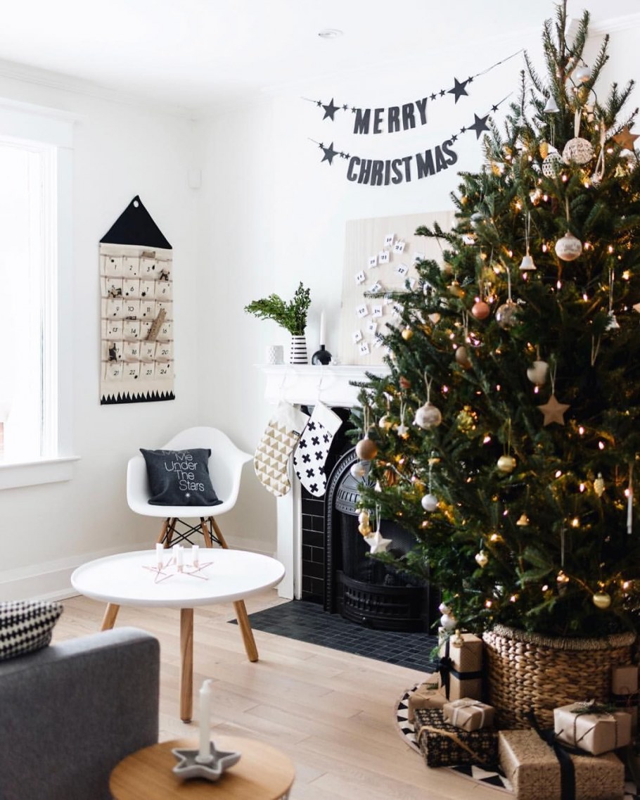 Елка в скандинавском стиле