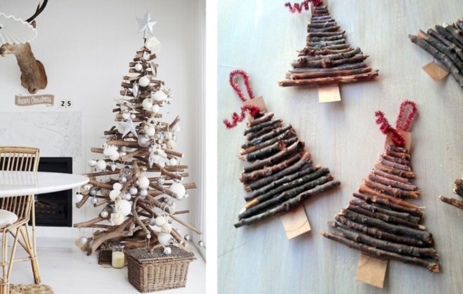 Новогодний декор в эко стиле