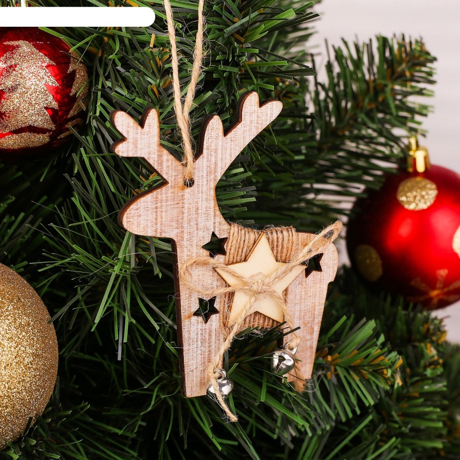 Деревянные игрушки на елку