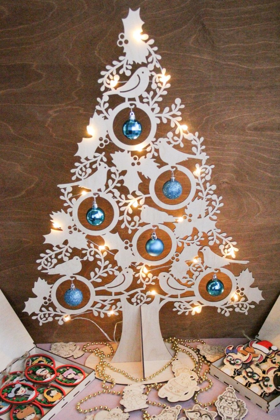 Деревянная елка