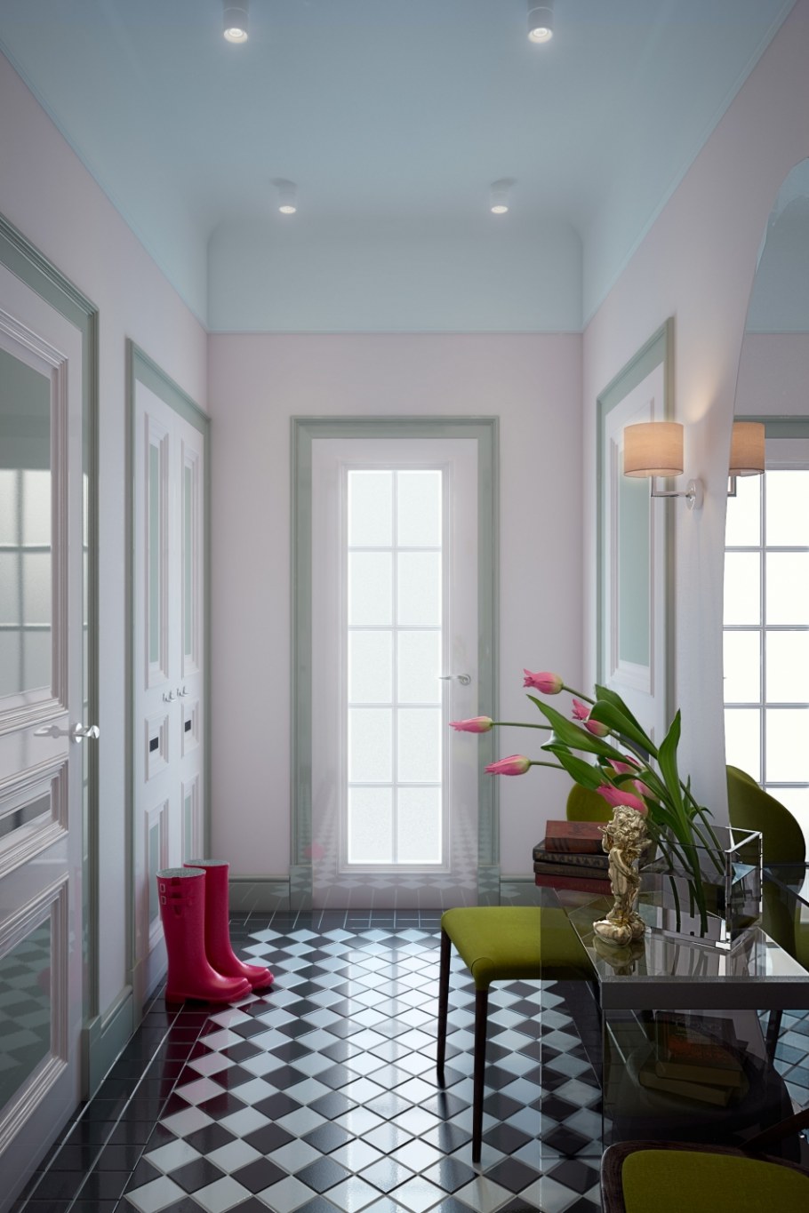 Фотообои увеличивающие пространство для гостиной