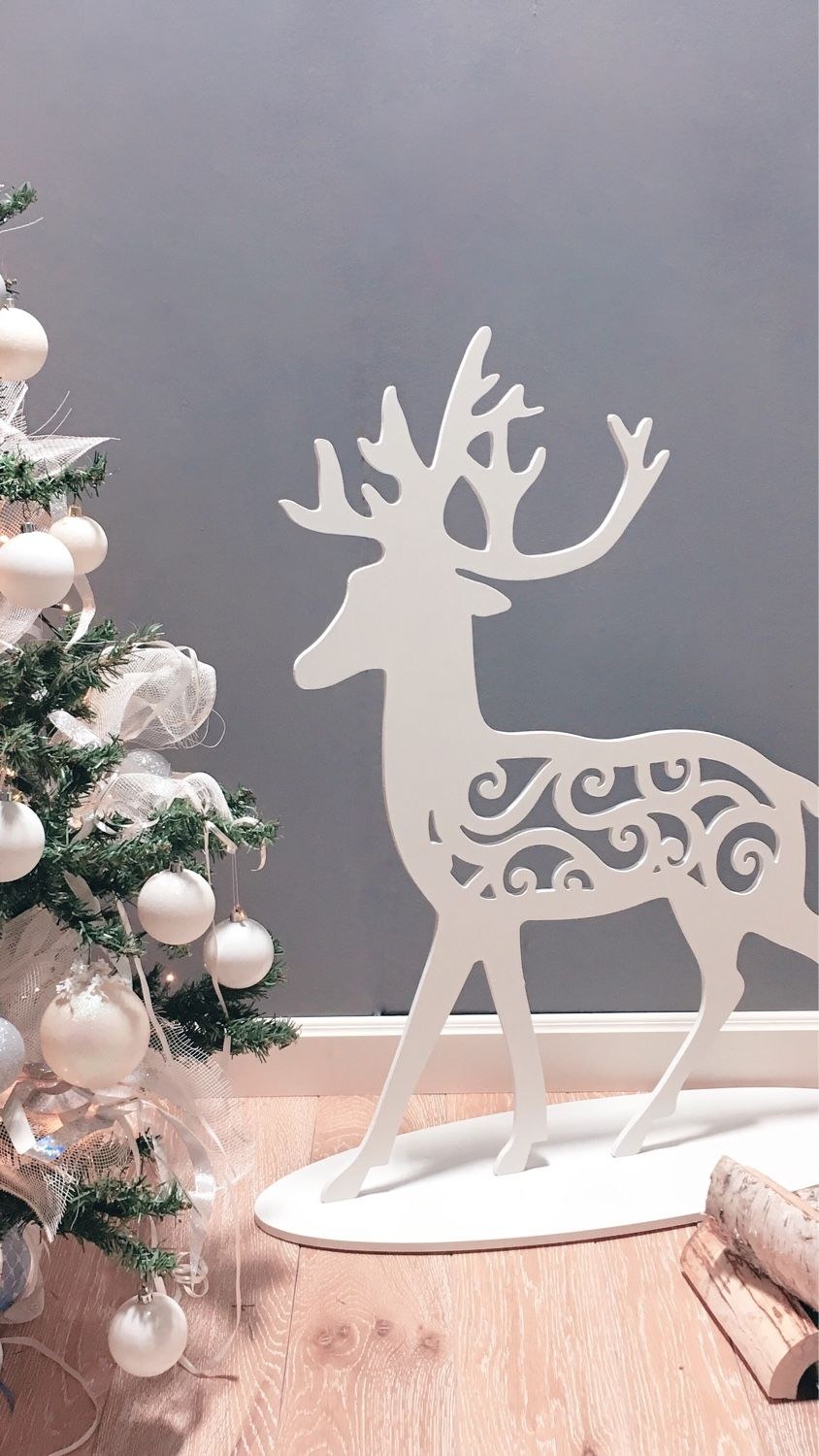 Скандинавский дизайн олень из дерева (58 фото)